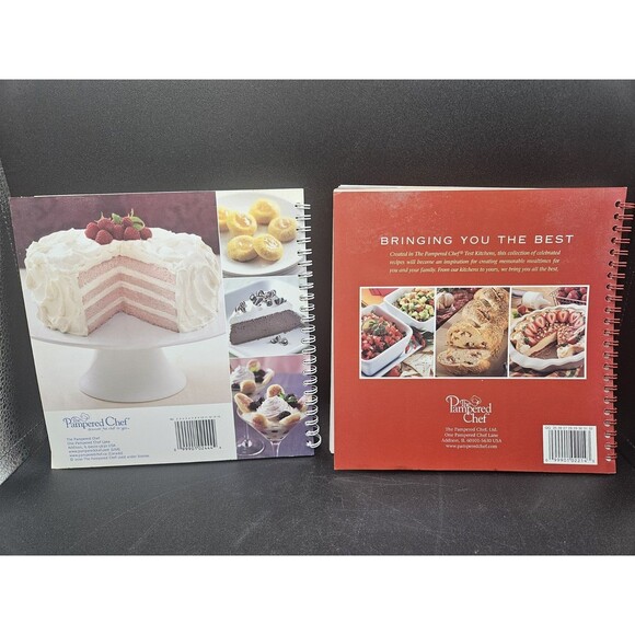 Pampered Chef Cookbooks All the Best & Simply Sweet Food Recipes Spiral Bound - Picture 4 of 4